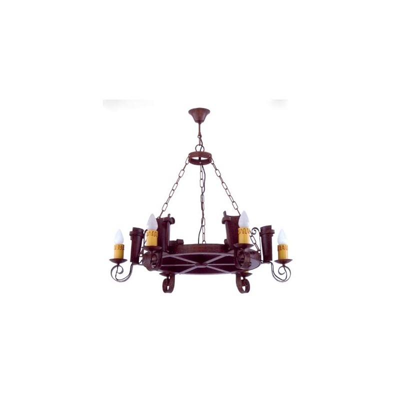 Lámpara Cantina 6 x E27 Fabrilamp 